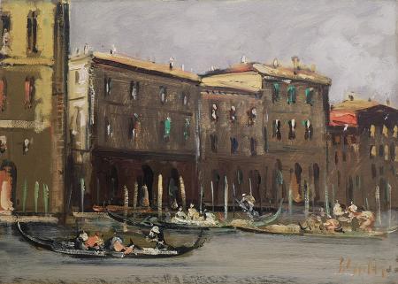 Art work by Emanuele Cappello Venezia - oil canvas 